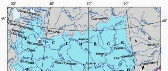 Kaspiska stater: gränser, karta