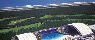 Ocean Dome - den största inomhusvattenparken i världen