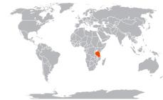 Tanzania på världskartan.  Tanzania karta.  Turism i Tanzania